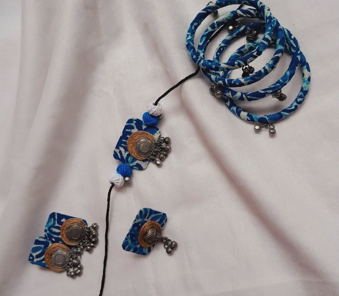 Indigo Choker Set