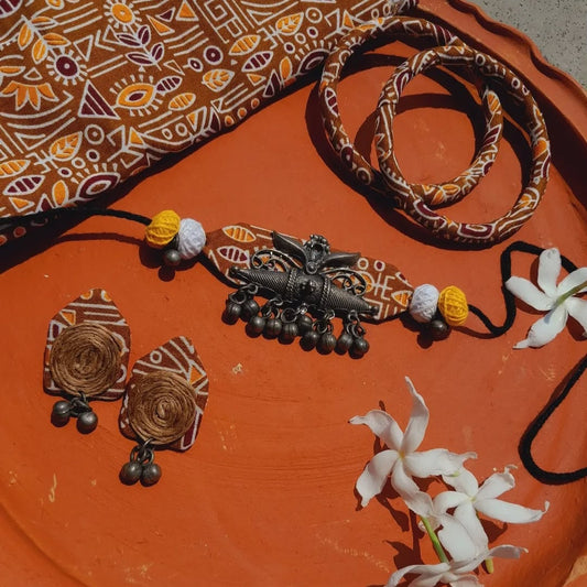 Ochard Yellow Choker Set